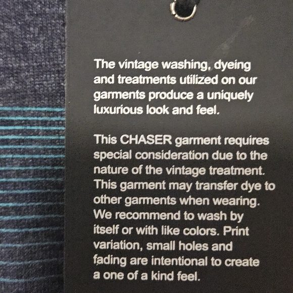 NWT Chaser graphic long sleeve top size small - Picture 6 of 11